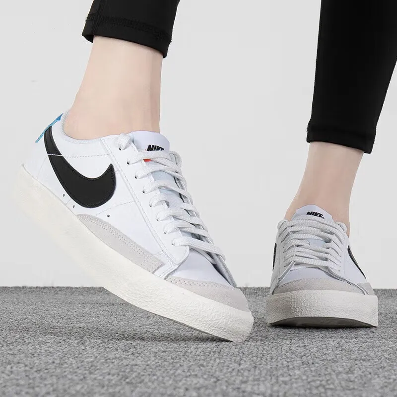 Nike Blazer Low 77 Vintage White Blue Black-1