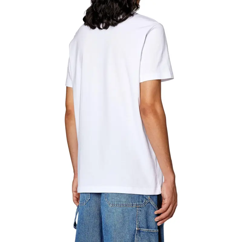 DIESEL T-Shirts Men White-2