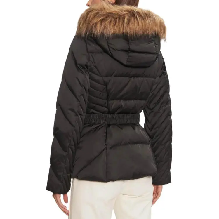 GUESS Jackets & Coats Women's Black-4