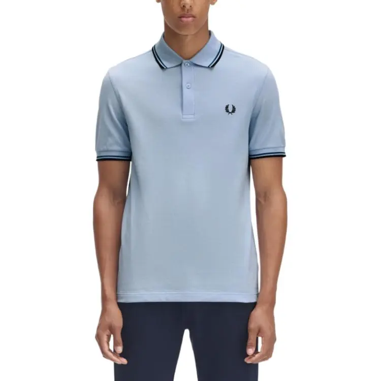 FRED PERRY Polo Shirt Men's Gasoline Blue-2
