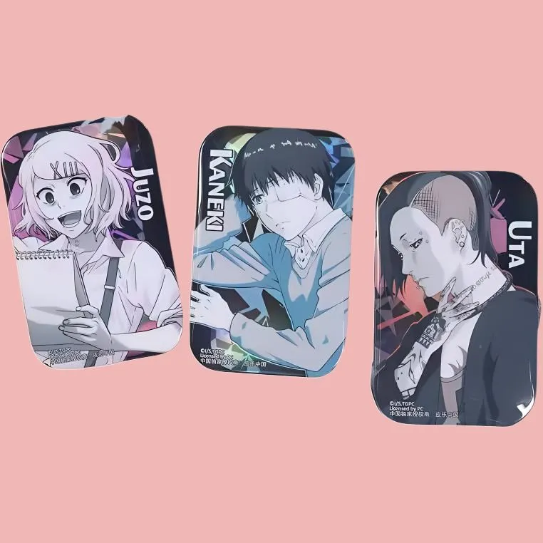 Xhdm Tokyo Ghoul Monochrome Collection Badges-1