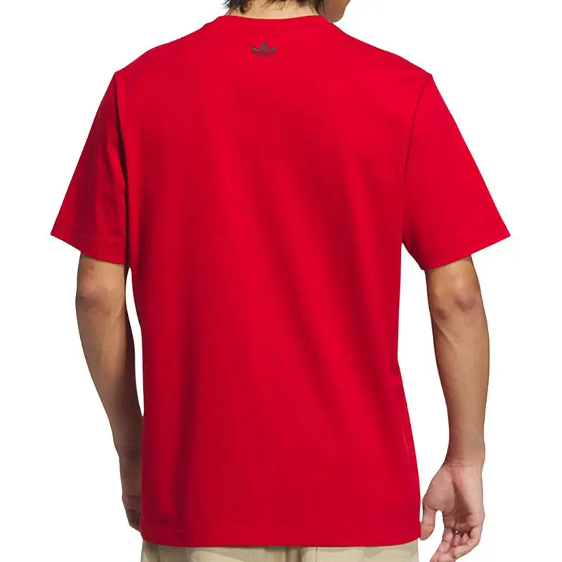 Adidas T Shirts Men Red-1