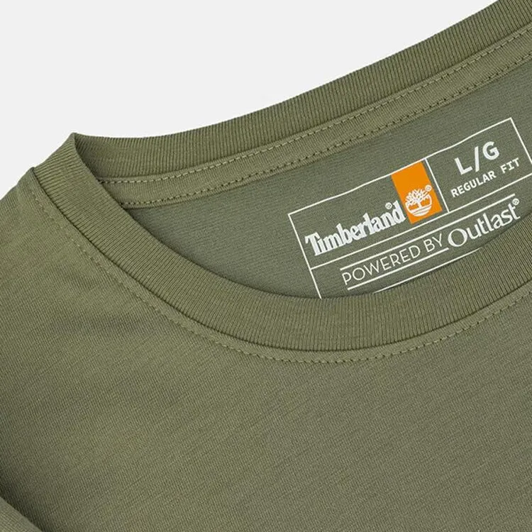 Timberland T Shirts Men Kassel Green-2