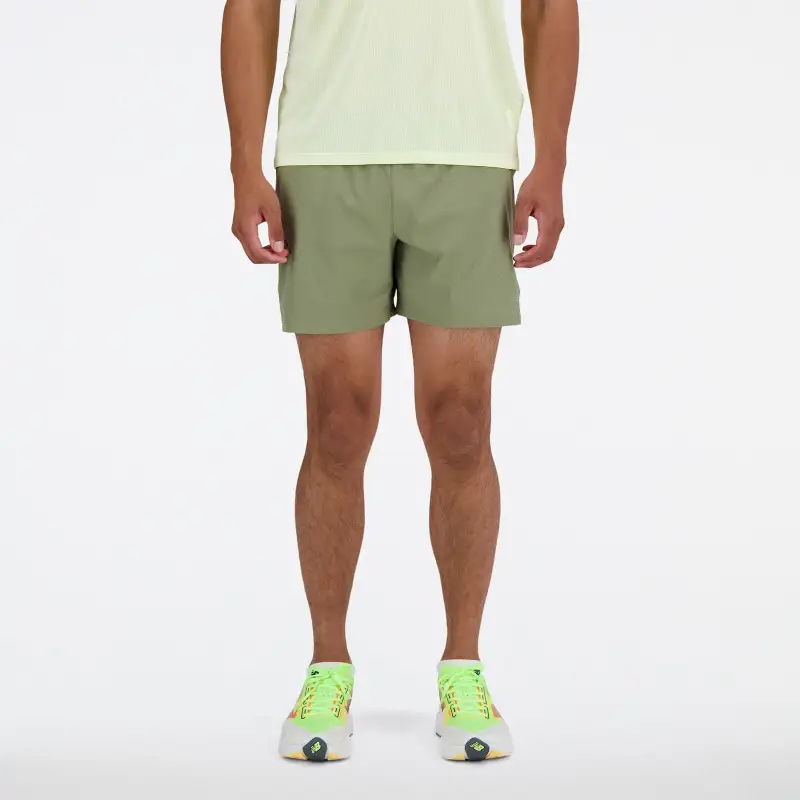 New Balance Casual Shorts Men's Dark Olive Green-4