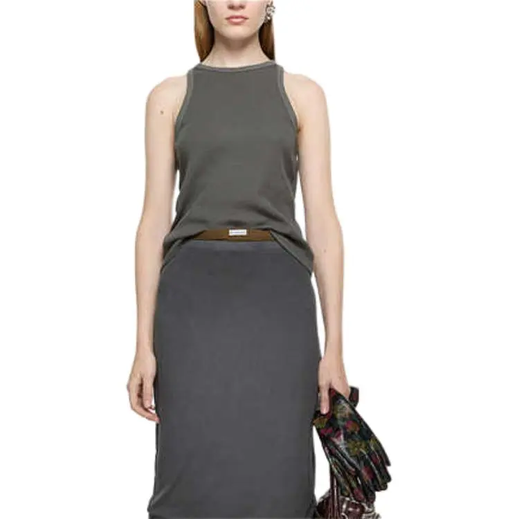 Acne Studios SS25 Tank Top Unisex Faded Black-1