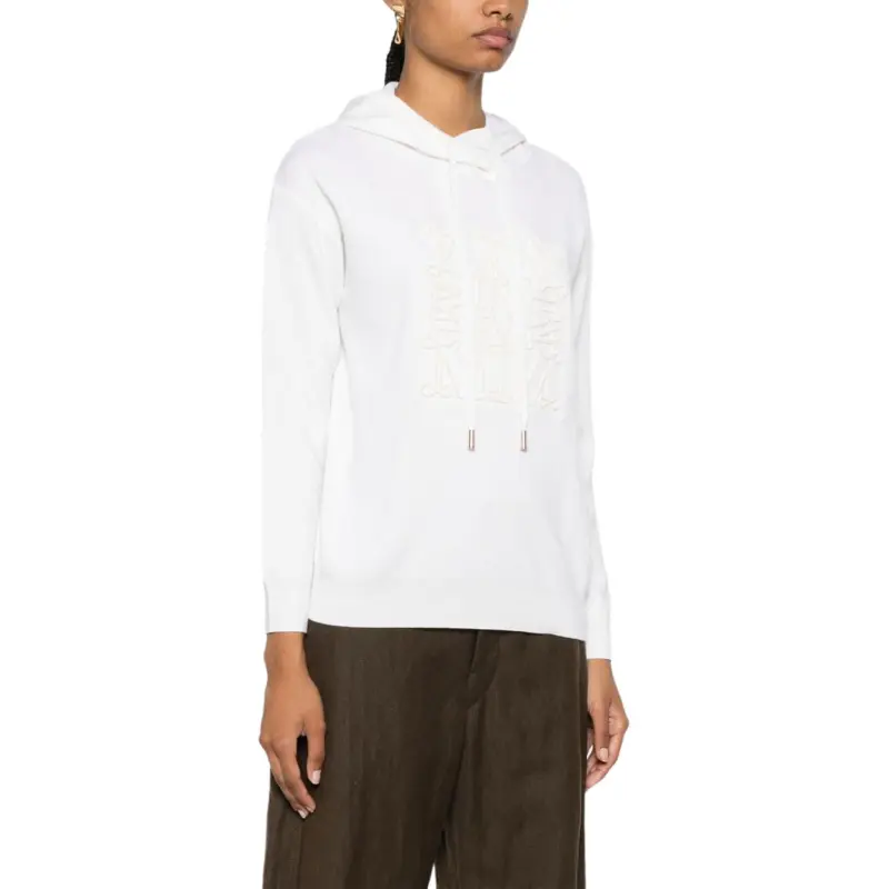 MaxMara Pamir Drawstring Long Sleeved Hoodie-2