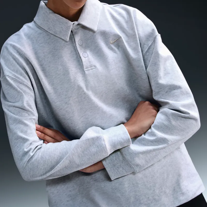 Nike Sportswear Essential Women's Oversized Long Sleeve Polo-3