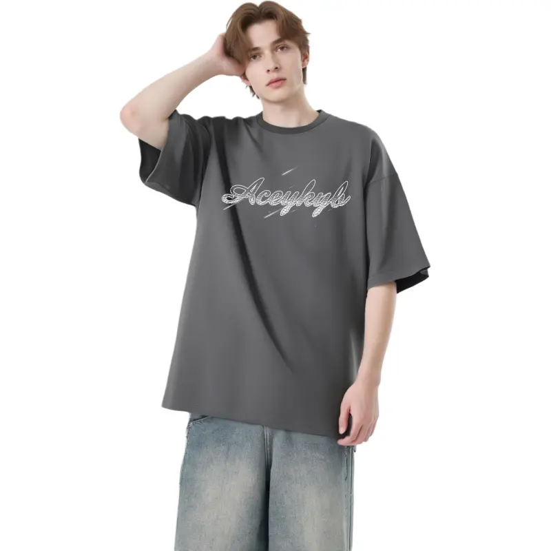 YK&YB T Shirts Unisex Dark Gray-2