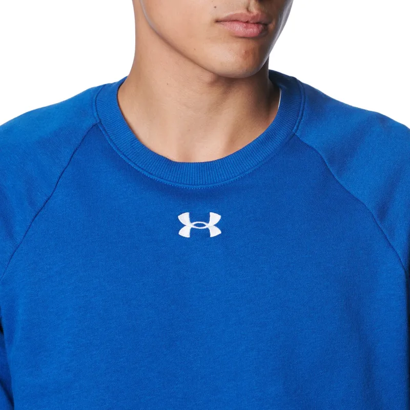 Under Armour Rival Fleece FW24 Sweatshirt Men's Tech Blue/White-3
