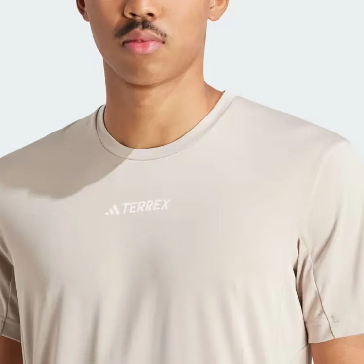 Adidas Terrex Multi Tee T Shirt Men's Beige-4