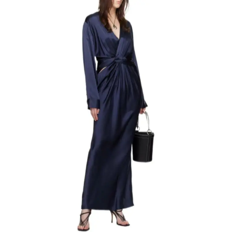 Christopher Esber Triquetra Twist Silk Maxi Dress-1
