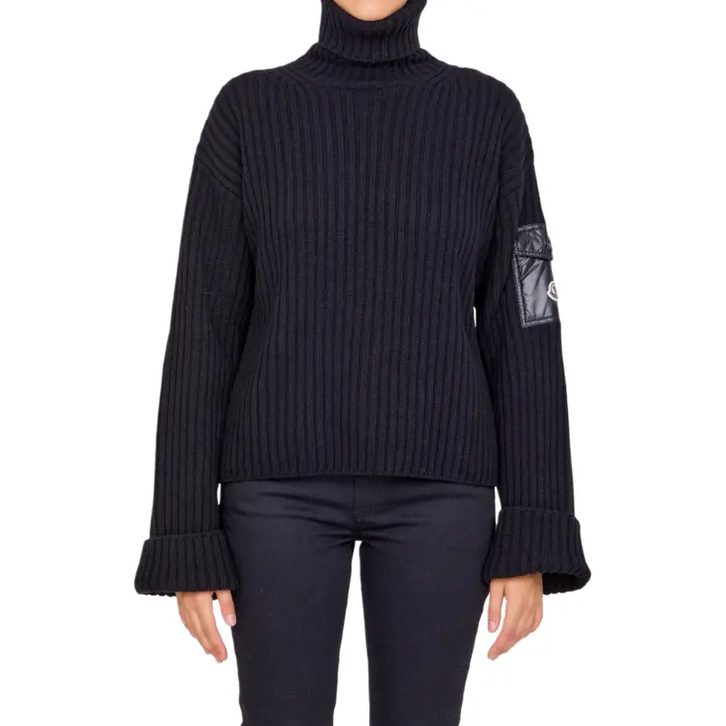 Moncler Cashmere Sweaters Women's Black-4
