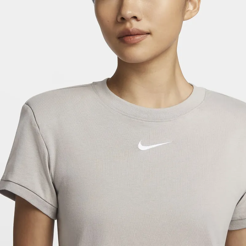 Nike Short Sleeved Dresses Women's University Gray/White-5