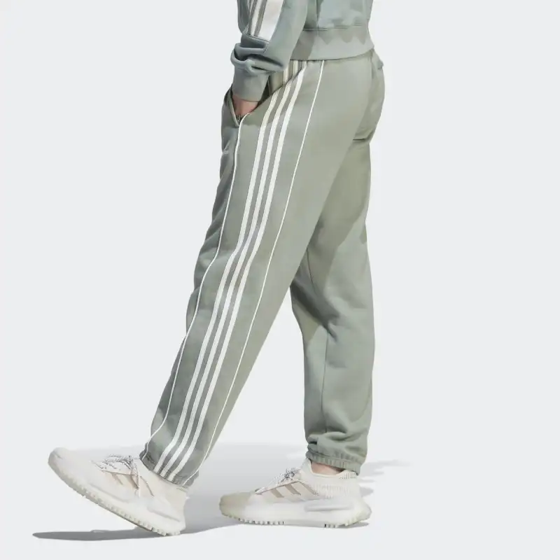 Adidas Originals Knitted Sweatpants Men Silver Green-3