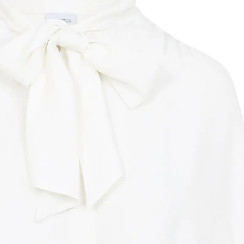 Giambattista Vall Pussy Bow collar Blouse-3