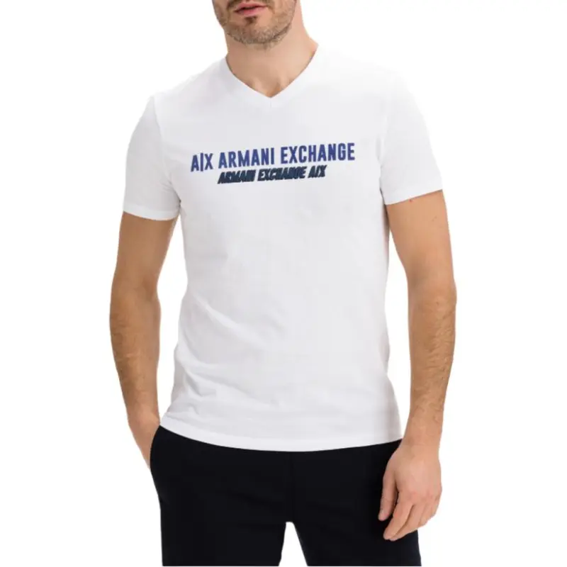ARMANI EXCHANGE T Shirts Men White-1