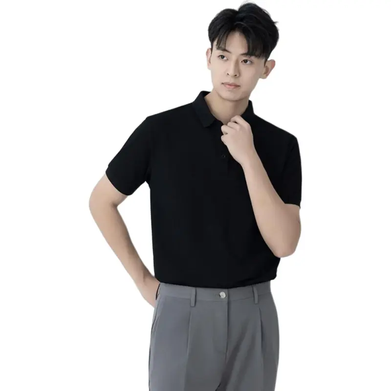 Red bean Polo Shirts Men-9