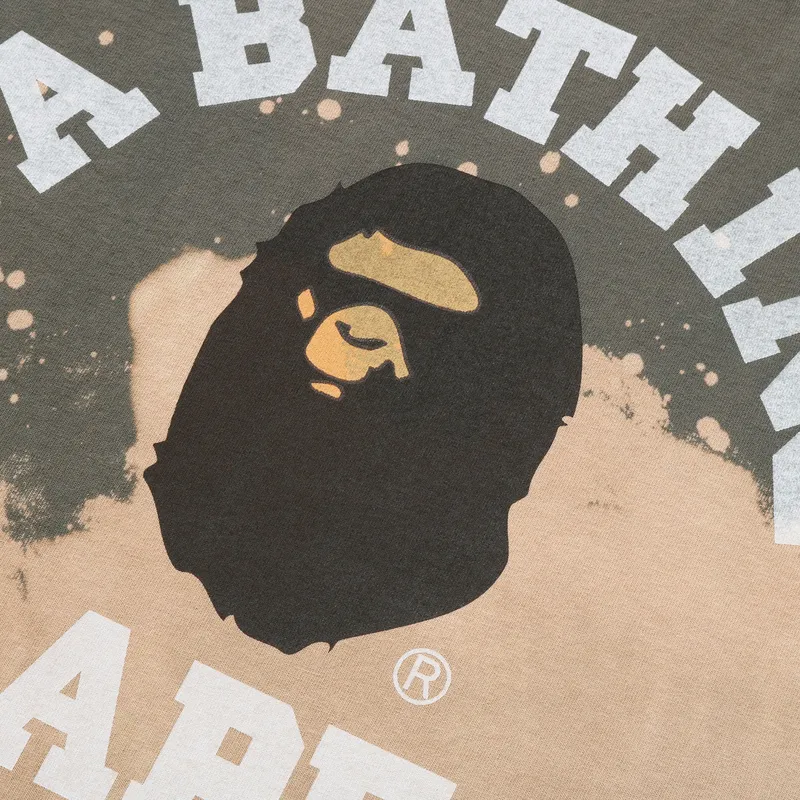 Bape Tie Dye College Relaxed Fit Tee-4