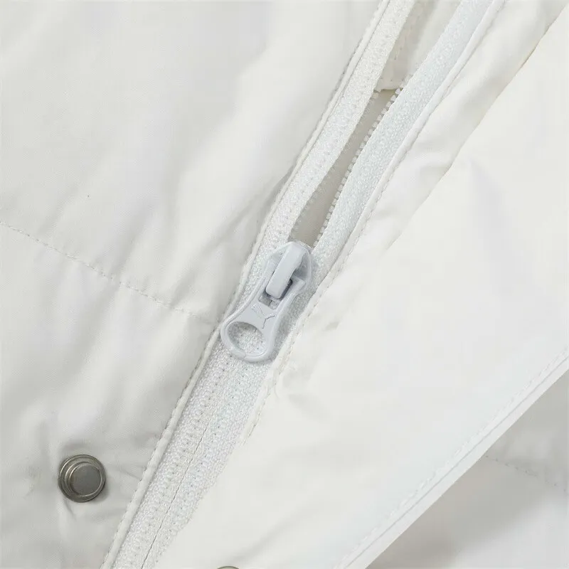 PUMA LONG DOWN COAT Down Jacket Unisex White-4