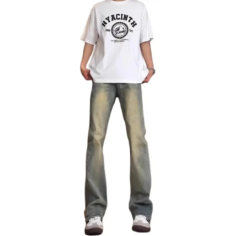KVIV Jeans Men's Army Green Camouflage-18