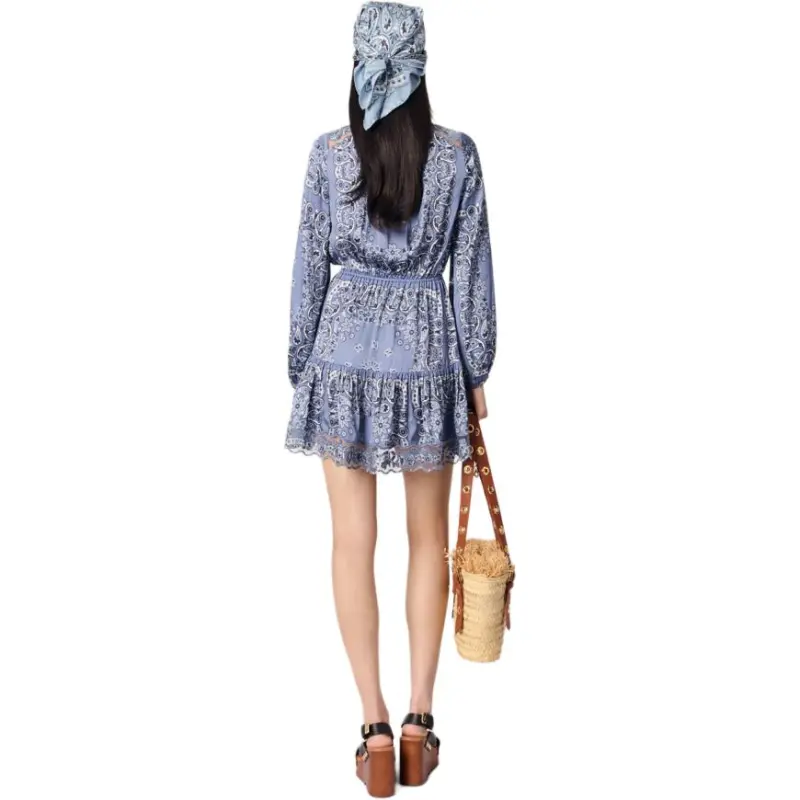 Maje Floral print Mini Dress-1