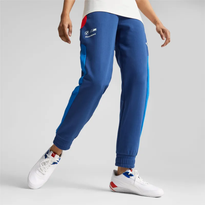 PUMA x BMW Collaboration Motorsport Mt7 Motorsport Sweatpants Casual Pants Women's Blue-4
