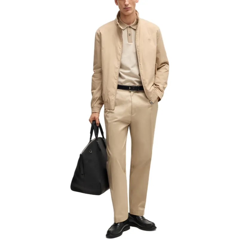 HUGO BOSS Embroidered double B Bomber Jacket-1