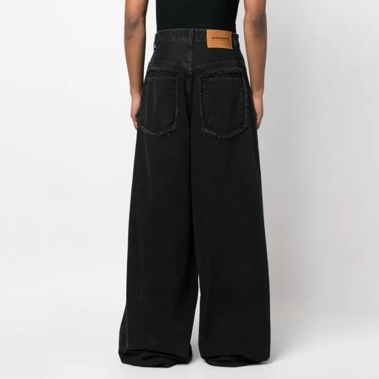 Vetements Jeans Men Black-2