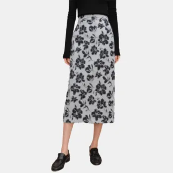 Orange Desire Casual Long Skirts Women's Sea Salt Dusty Blue