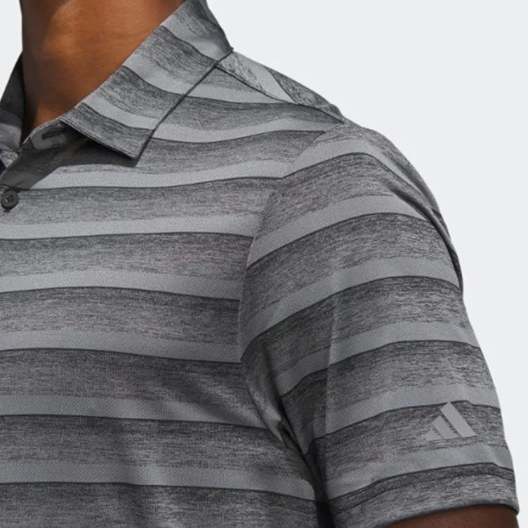 Adidas Free Shipping With AdiClub Two Color Striped Polo Shirt-3