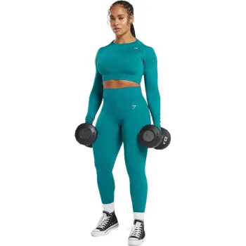 GYMSHARK Workout Clothing Women's Ocean Blue Green/Artificial Blue Green