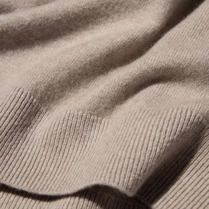 UNIQLO Cashmere Sweater Women's Light Khaki-1
