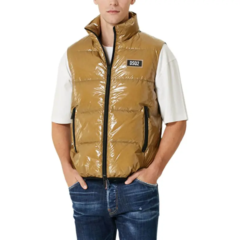 DSQUARED 2 Logo Patch Zipped Padded Gilet-2