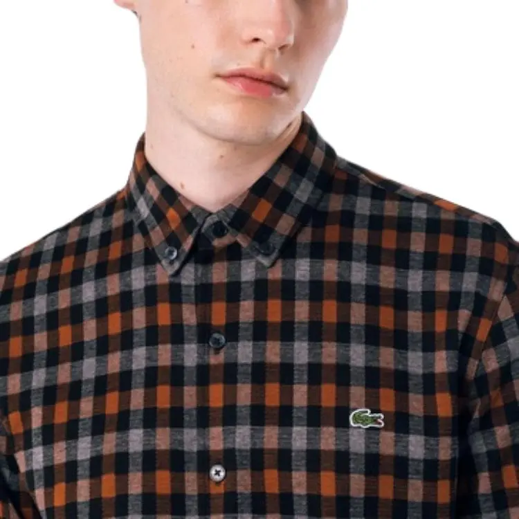 LACOSTE Shirts Men Black-4