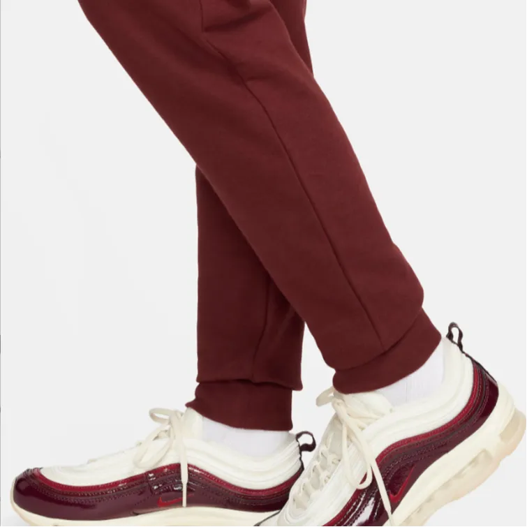 Nike Sportswear Club Fleece Knitted Sports Pants Women's Brown-3