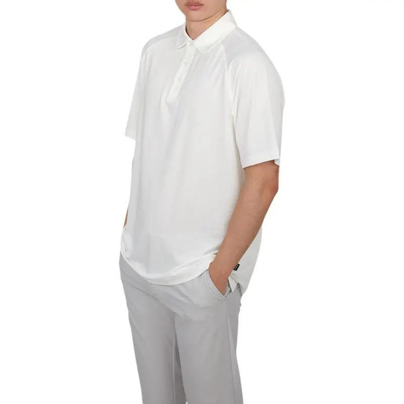 Malbon Golf Polo Shirt Men's White-3