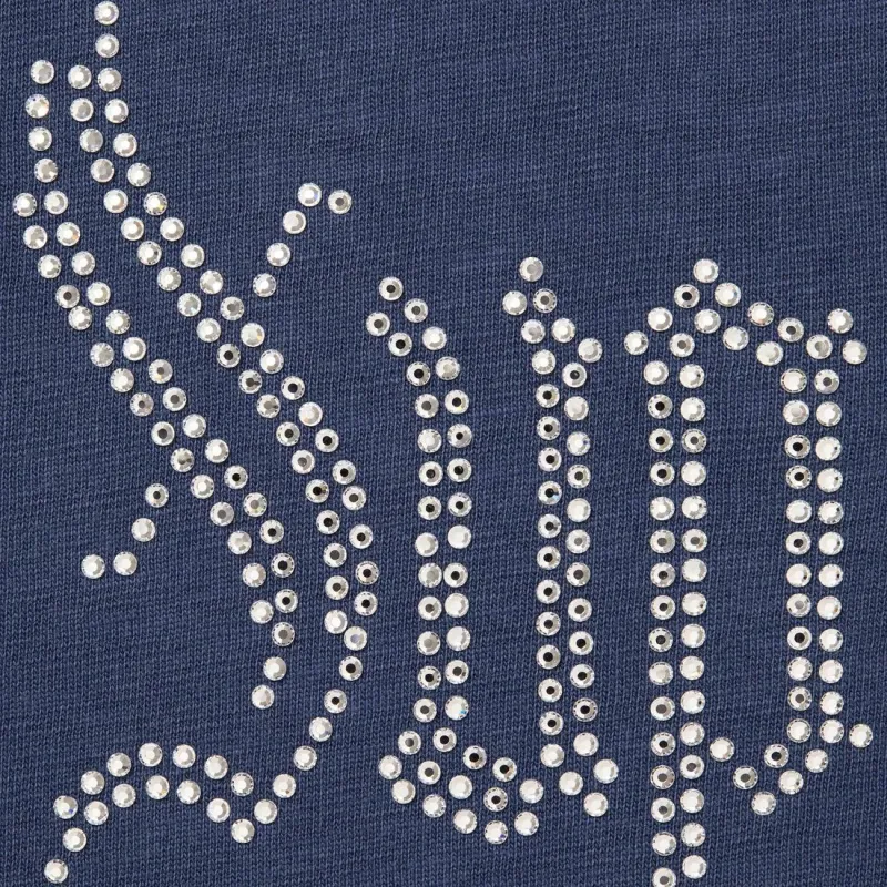 Supreme Rhinestone Short Sleeve Top-3