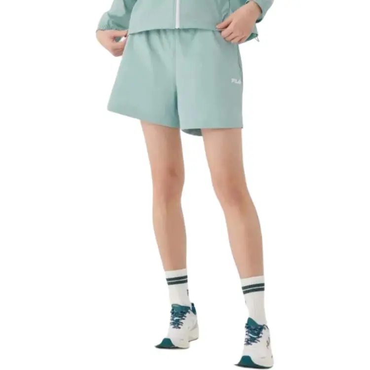 FILA Casual Shorts Women's Light Green-4