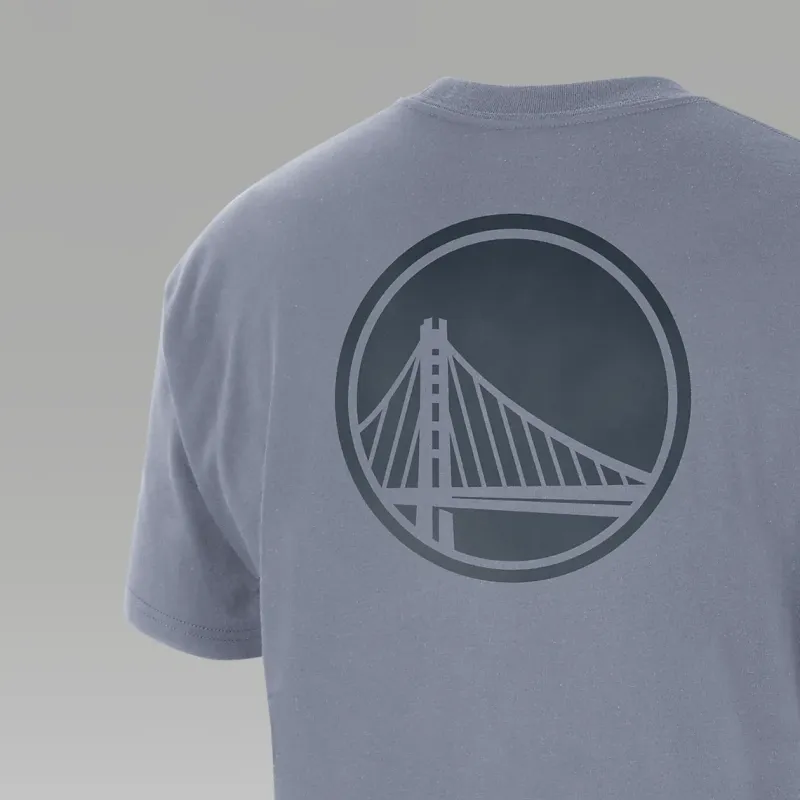 JORDAN Golden State Warriors Courtside Statement Edition Men's JORDAN Nba T Shirt-2