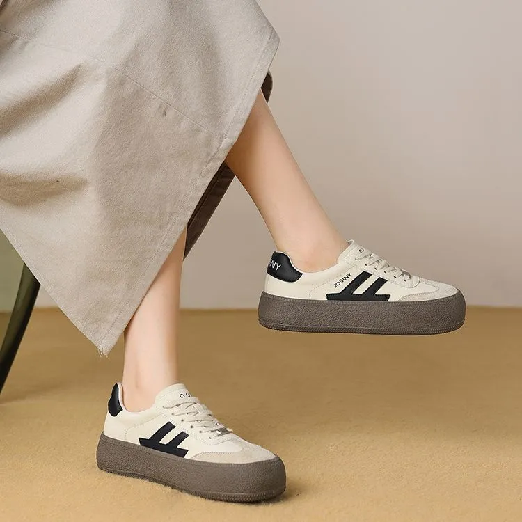 JOSINY Cushioned Wear Resistant Lightweight Breathable Low Top Casual Sports Skateboard Shoes Khaki/Black-9