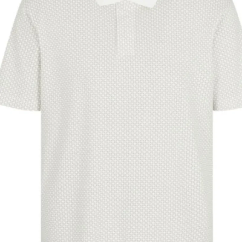 ARMANI EXCHANGEAE SS25 Polo Shirt Men's Ecru-1