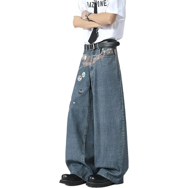 Concubine Zhu Jeans Unisex Blue-4