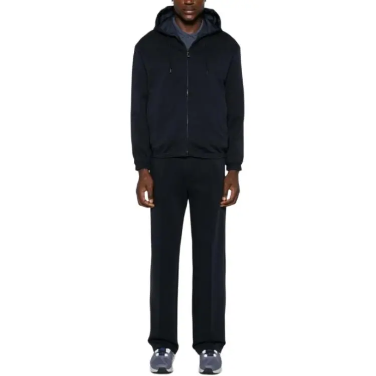 EMPORIO ARMANI Raised Seam Straight Leg Track Pants-2