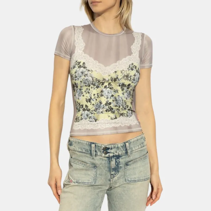 DIESEL T Ileni Crewneck T Shirt-3