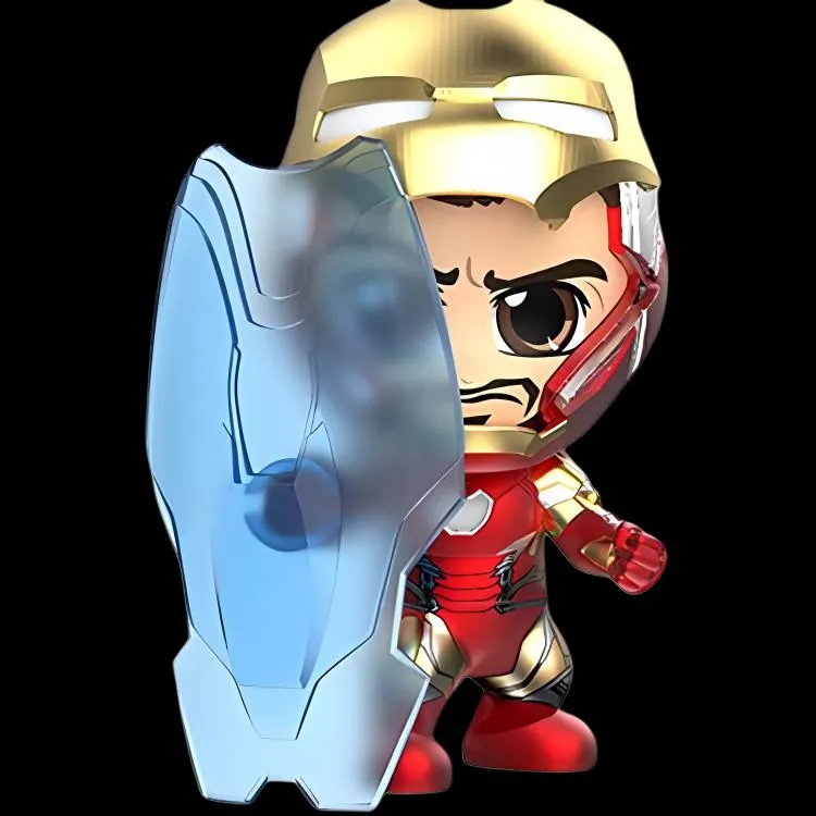 Hot Toys Iron Man The Avengers 4 Mark 85 Shield Edition Chibi Figures-2