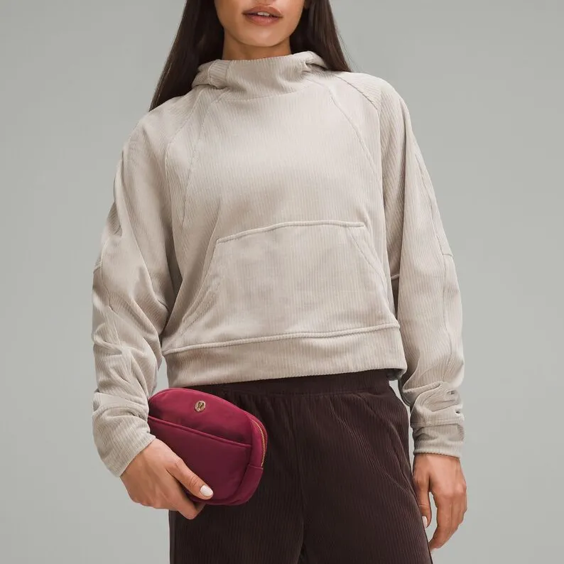 Lululemon Recycled Polyester Storage Bag Mini Women's Wine Berry & Gold-3