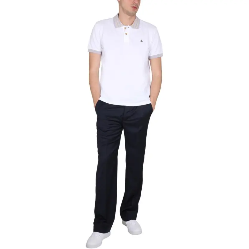 Vivienne Westwood Polo Shirts Men White-3