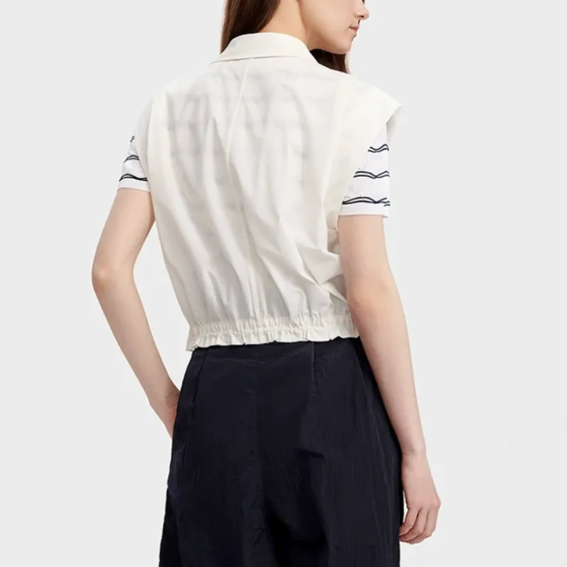 FILA Vests Women's Yellow Ivory-4