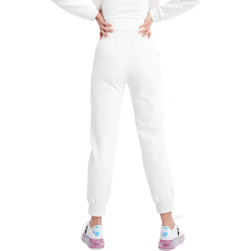 EMPORIO ARMANI SS23 Knitted Sweatpants Women's White-3