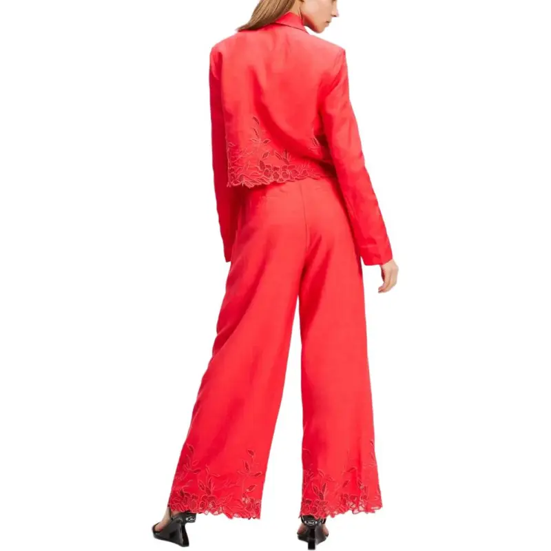 KARL LAGERFELD Casual Pants Unisex Bright Red-3